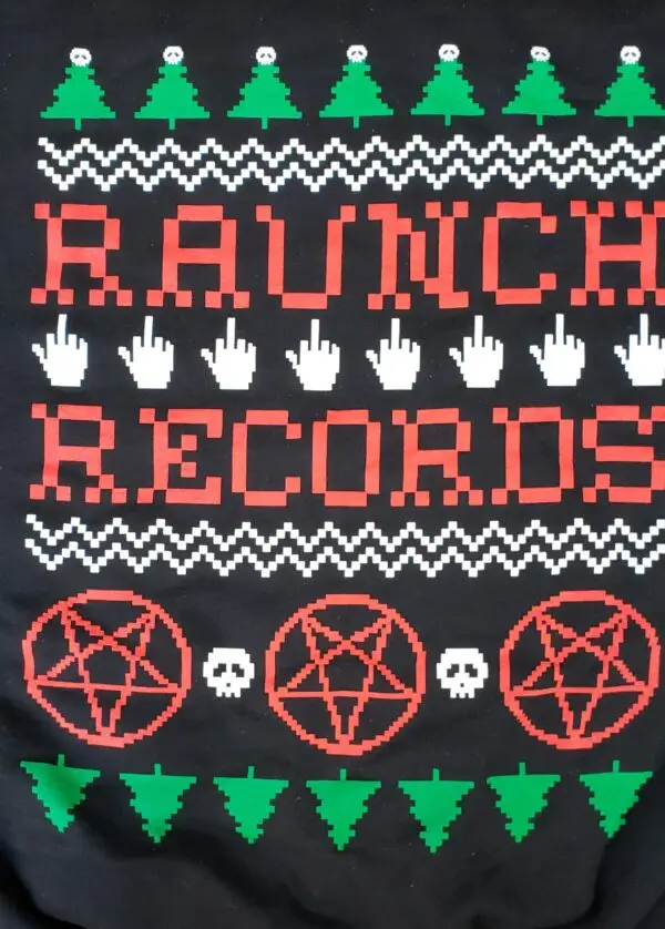 RAUNCH RECORDS X-MESS CREWNECK SWEATSHIRT