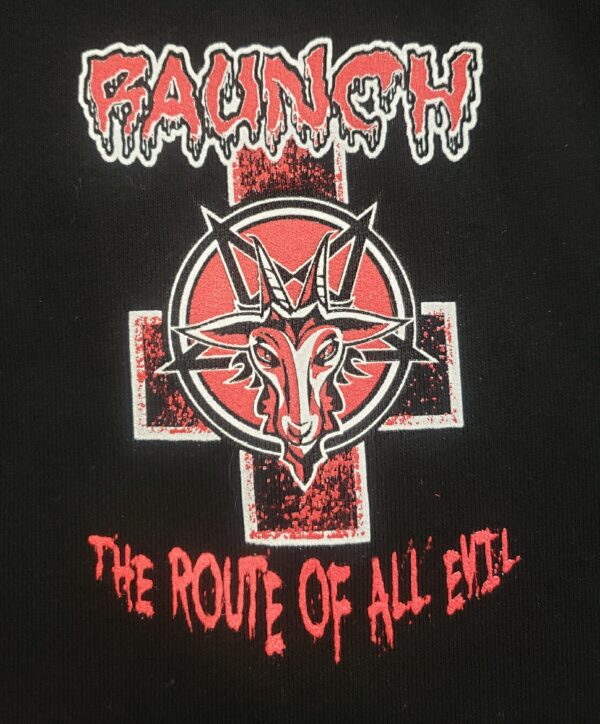 THE ROUTE OF ALL EVIL PENTAGOAT ZIP SWEATSHIRT