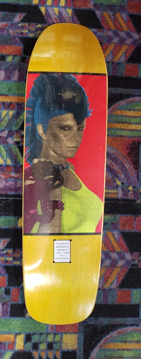 WENDY O. WILLIAMS/PLASMATICS SKATE DECK