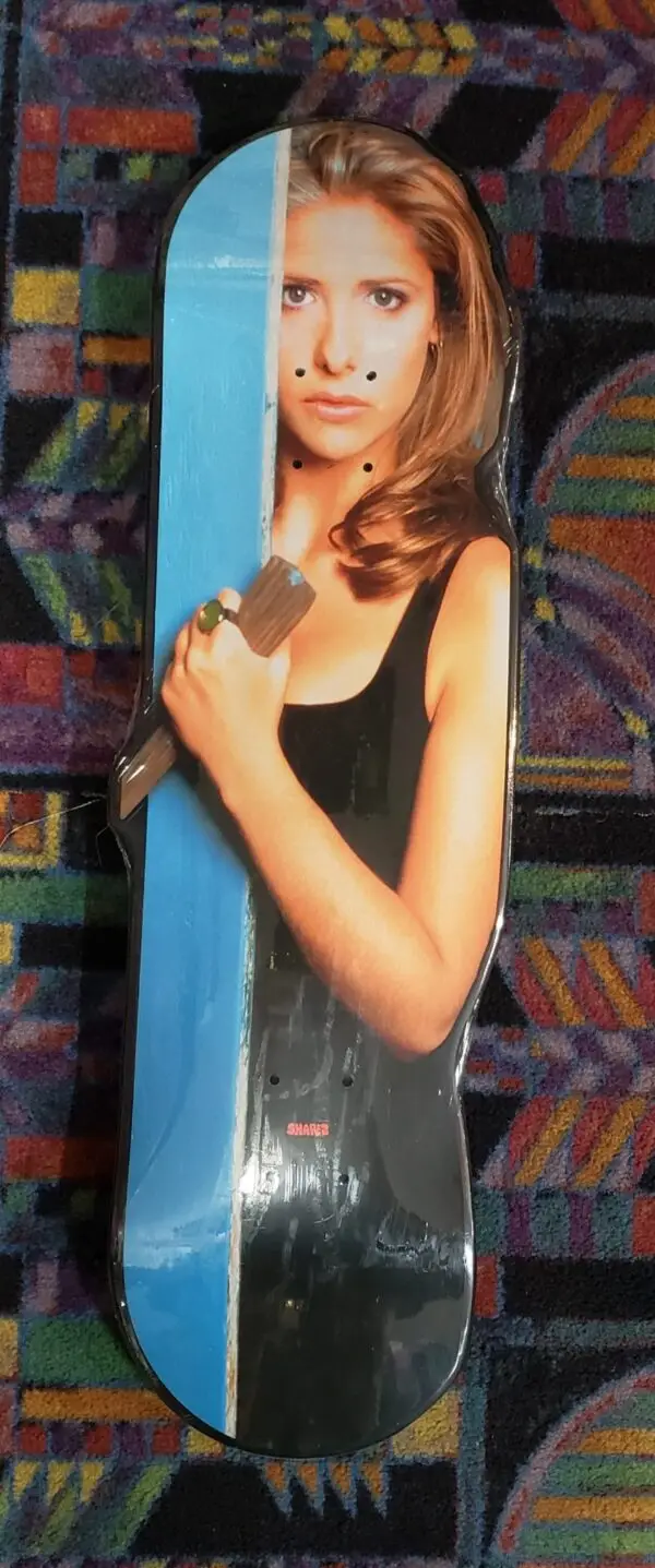 BUFFY THE VAMPIRE SHAPED SKATE DECK